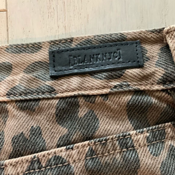 Nordstrom Leopard Print Denim Skirt 🐆 NEW Tags - Picture 4 of 8